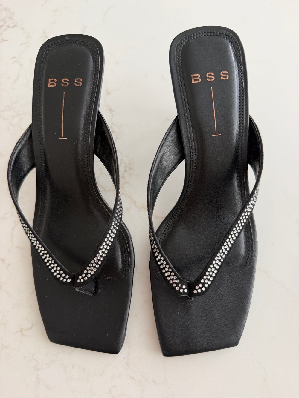 Black Suede Studio Estelle heels